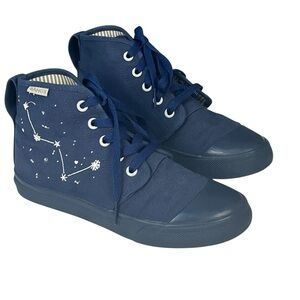 BANGS SHOES STARGAZER HIGH TOP CONSTELLATION SNEAKERS CANVAS LACE UP WOMENS SZ 5